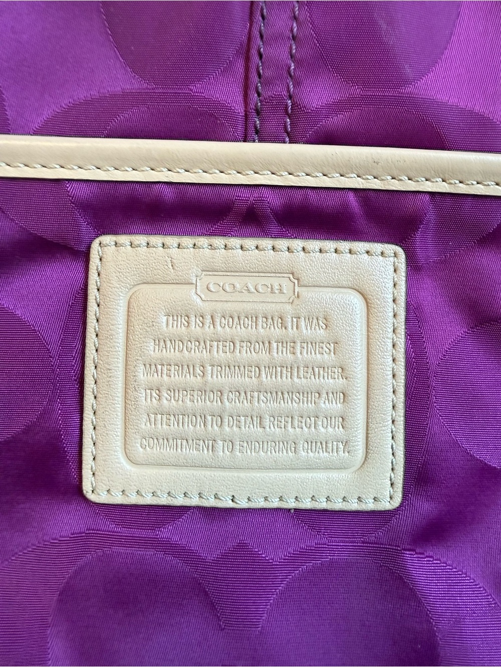 Coach Weekend Signature Colorblock Tote - Picture 4 of 9